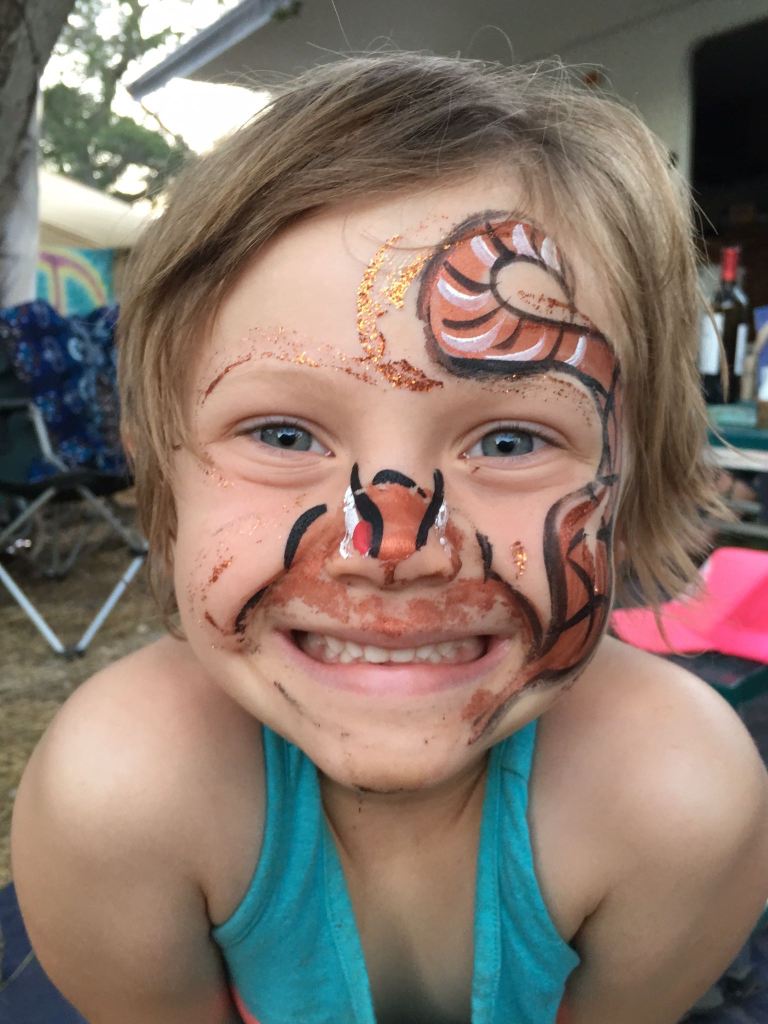 zoefacepaintcamping